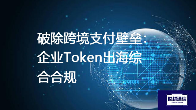 破除跨境支付壁垒：企业Token出海综合合规？？？解决方案//shigengtelecom 全球专网